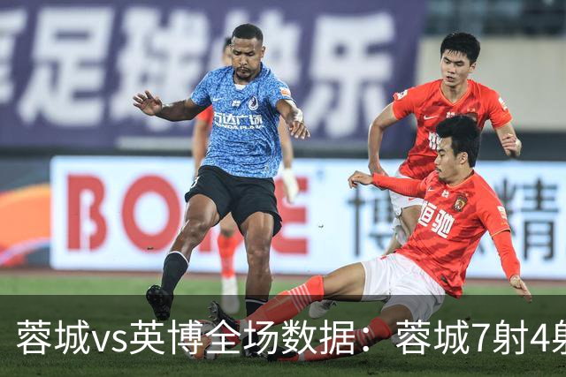蓉城vs英博全场数据：蓉城7射4射正，英博控球率56%占优
